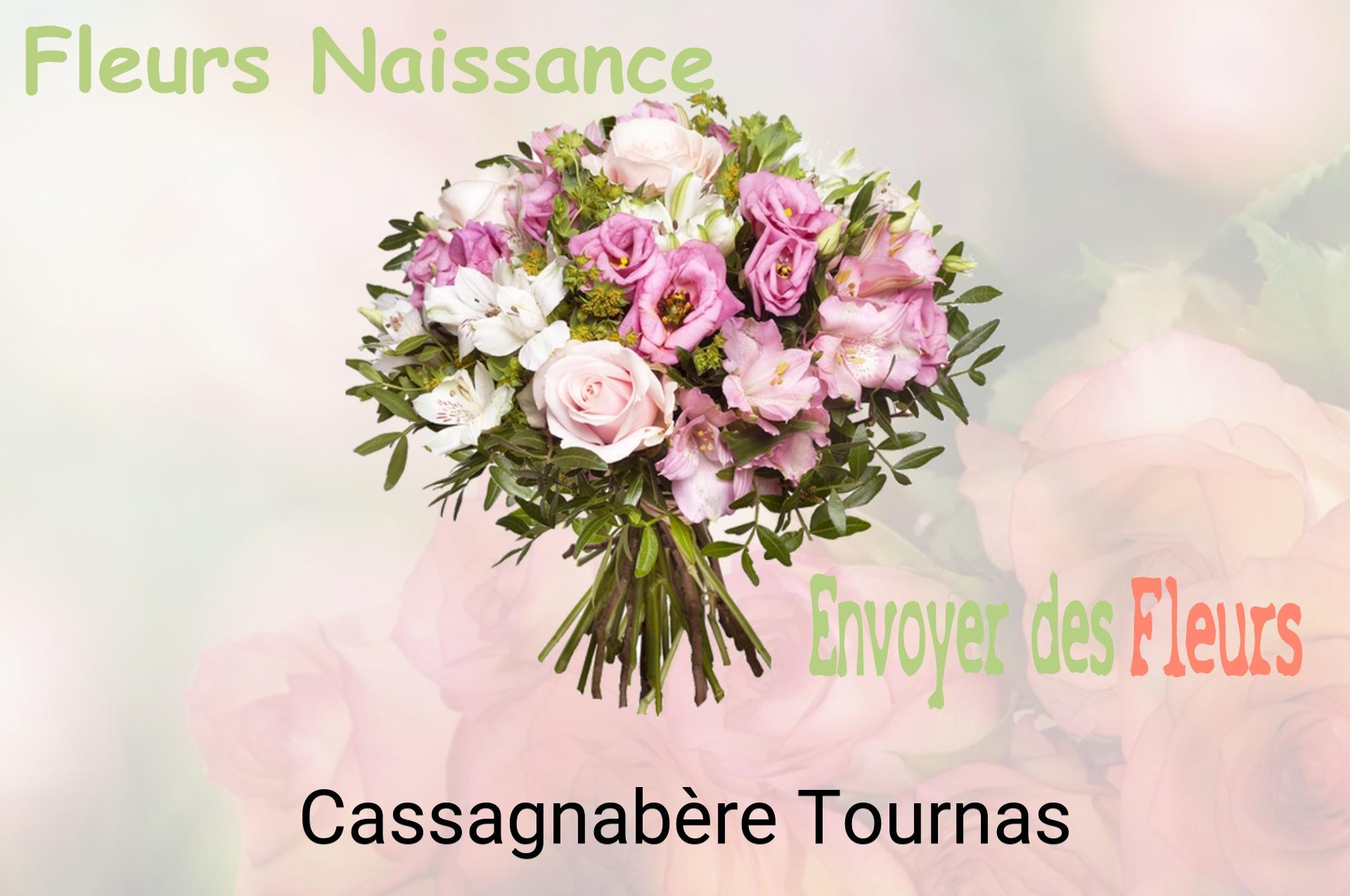 Bouquet de fleurs de naissance livré à Cassagnabère-Tournas